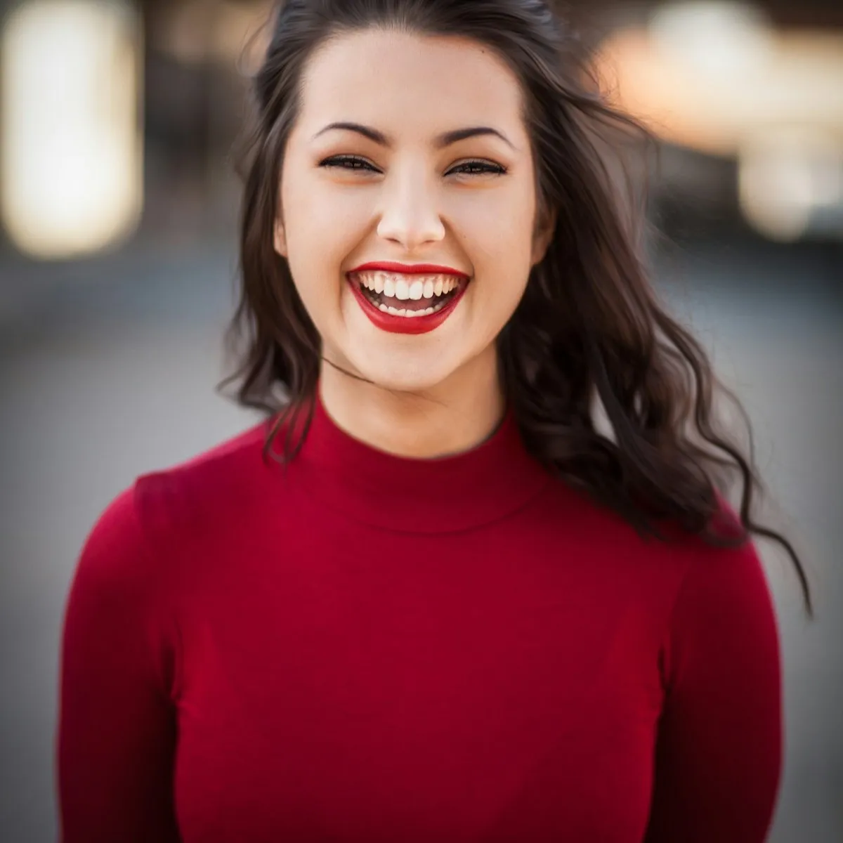 Portrait sample with crop framing